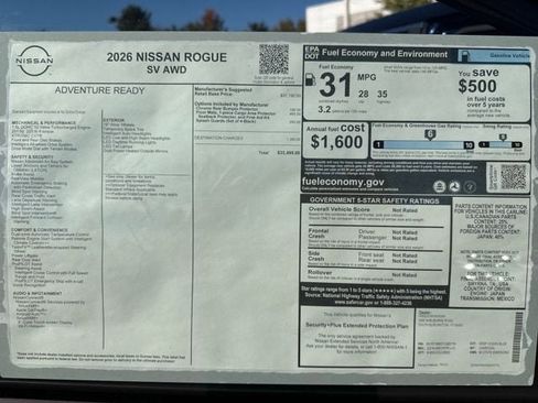 New 2026 Nissan Rogue SV image 7