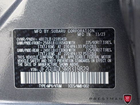 Used 2024 Subaru Crosstrek 2.0i Premium image 38