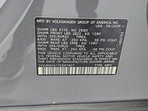 New 2026 Volkswagen Atlas SE FWD image 37