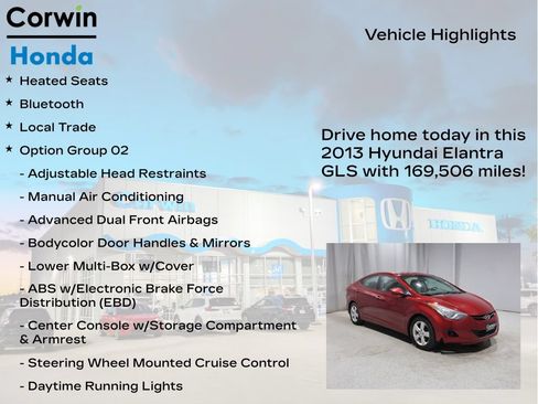 Used 2013 Hyundai Elantra GLS w/ Preferred Pkg FWD image 6