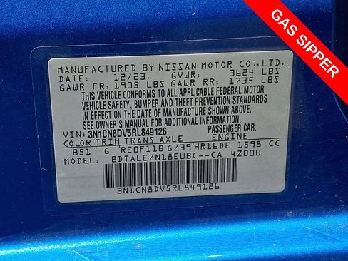 Used 2024 Nissan Versa S w/ S Plus Package FWD image 26