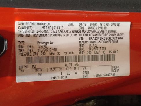 Used 2016 Ford Focus SE w/ Equipment Group 201A FWD image 33