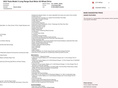 Used 2023 Tesla Model 3 Long Range image 3