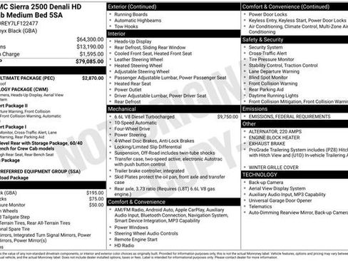 Used 2020 GMC Sierra 2500 Denali w/ Denali Ultimate Package image 34