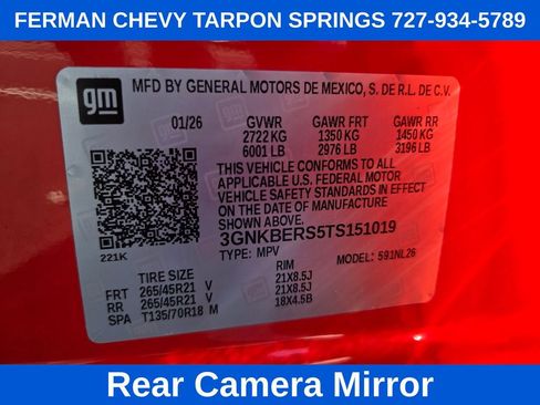 New 2026 Chevrolet Blazer RS w/ Driver Confidence II Package image 22