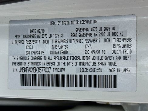 Used 2019 MAZDA CX-5 Touring image 33