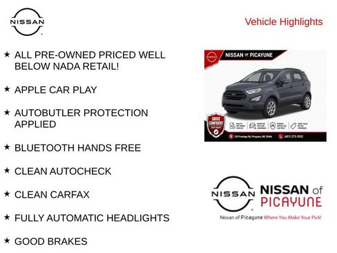Used 2020 Ford EcoSport SE w/ SE Convenience Package FWD image 10