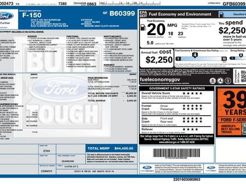 Used 2016 Ford F150 XLT w/ Equipment Group 302A Luxury image 9