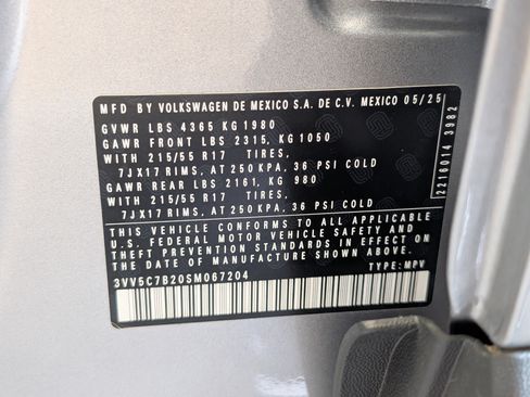Used 2025 Volkswagen Taos S FWD image 36