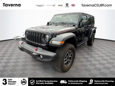 Used 2024 Jeep Wrangler Unlimited Rubicon w/ Safety Group AWD/4WD image 1