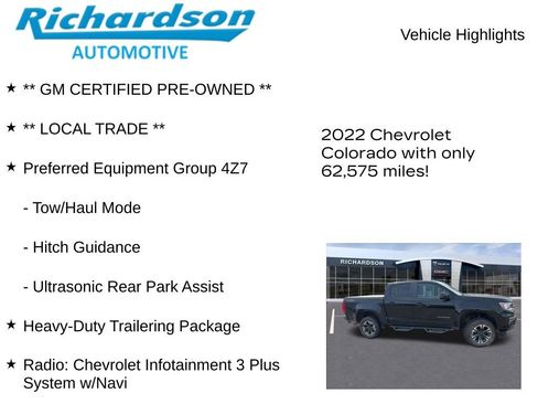 Used 2022 Chevrolet Colorado Z71 AWD/4WD image 11