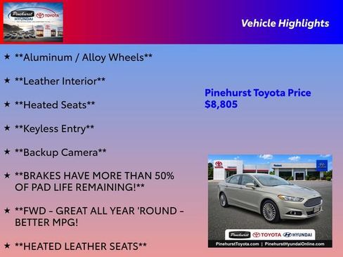 Used 2016 Ford Fusion Titanium FWD image 16