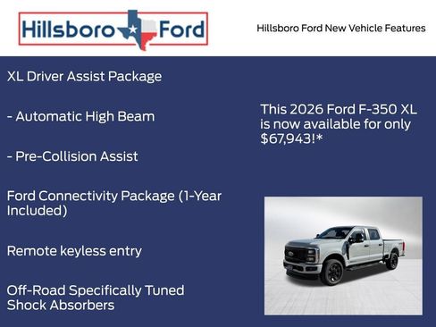 New 2026 Ford F350 XL w/ STX Appearance Package AWD/4WD image 19
