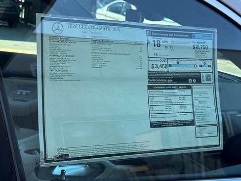 New 2026 Mercedes-Benz GLE 580 4MATIC image 42