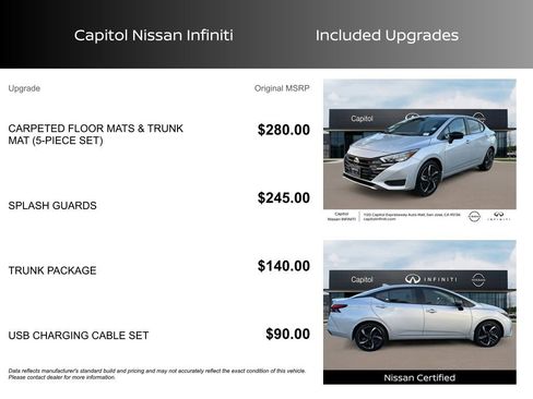 Certified 2025 Nissan Versa SR w/ Trunk Package image 9