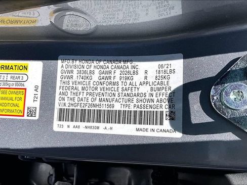 Used 2022 Honda Civic LX image 18