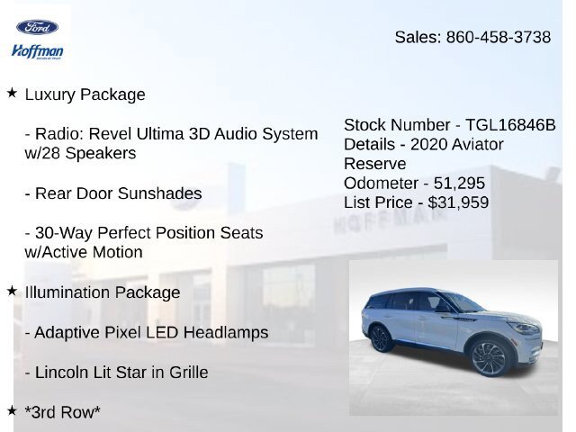 Used 2020 Lincoln Aviator Reserve w/ Equipment Group 202A AWD/4WD image 25