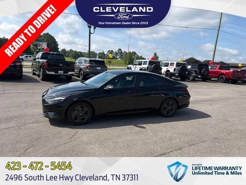 Used 2021 Hyundai Elantra Blue w/ Cargo Package FWD image 1