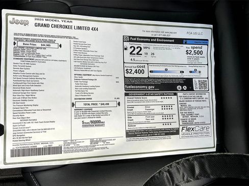 New 2025 Jeep Grand Cherokee Limited w/ Trailer Tow Package image 14
