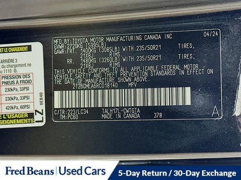 Used 2024 Lexus RX 500h F Sport w/ Convenience Package AWD/4WD image 36