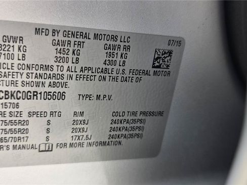Used 2016 Chevrolet Tahoe LT w/ Max Trailering Package RWD image 23