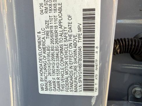 Certified 2026 Honda Pilot TrailSport image 32