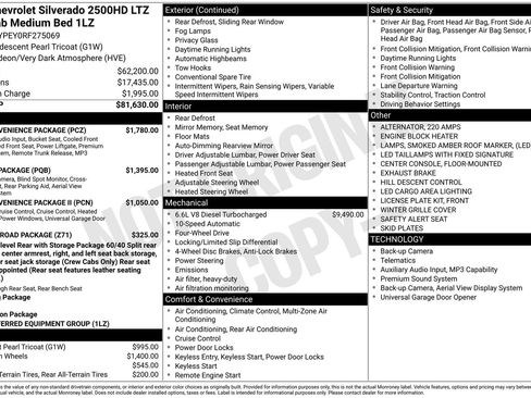 Used 2024 Chevrolet Silverado 2500 LTZ w/ LTZ Convenience Package AWD/4WD image 7
