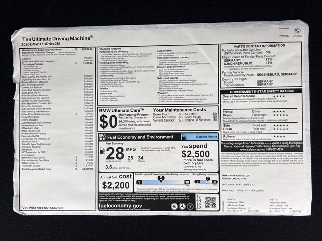 Used 2026 BMW X1 xDrive28i w/ Technology Package AWD/4WD image 23
