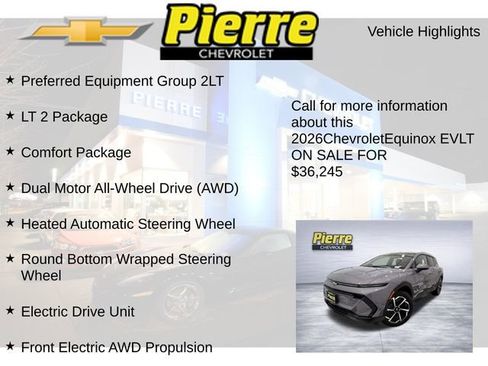 New 2026 Chevrolet Equinox EV LT AWD/4WD image 7