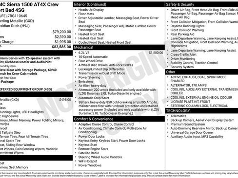 Used 2024 GMC Sierra 1500 AT4X AWD/4WD image 2