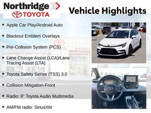 Used 2024 Toyota Corolla SE FWD image 2