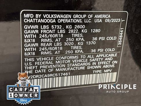 Certified 2024 Volkswagen Atlas SE FWD image 37