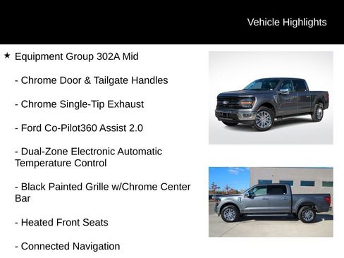 Used 2025 Ford F150 XLT w/ Equipment Group 302A MID image 6