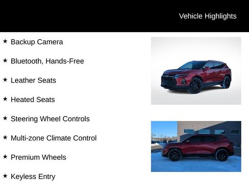 Used 2022 Chevrolet Blazer RS w/ Enhanced Convenience Package image 16