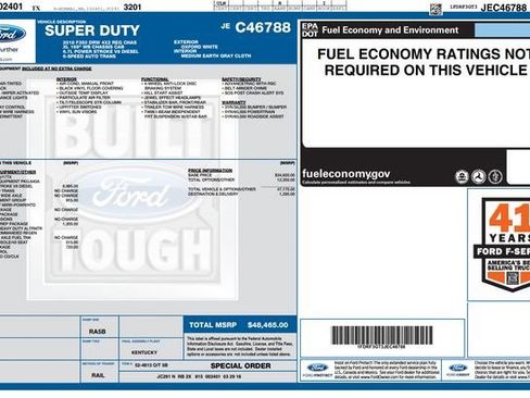 Used 2018 Ford F350 XL w/ Ambulance Prep Package image 41