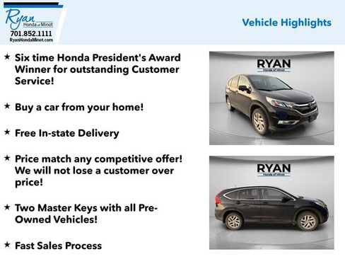 Used 2016 Honda CR-V EX-L image 4