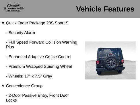 Used 2025 Jeep Wrangler Unlimited Sport AWD/4WD image 16