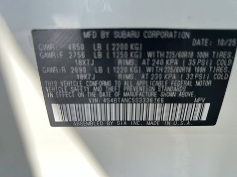 Certified 2025 Subaru Outback Limited image 34