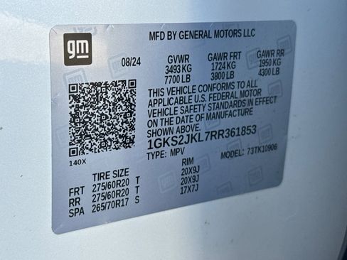 Used 2024 GMC Yukon XL Denali w/ LPO, Floor Liner Package image 50