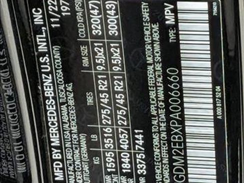 Certified 2023 Mercedes-Benz EQS 450+ 4MATIC SUV image 25