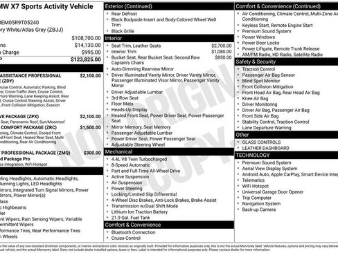 Used 2024 BMW X7 M60i w/ Executive Package image 24