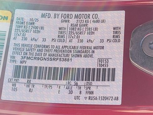 New 2025 Ford Bronco Sport Heritage w/ Convenience Package image 11