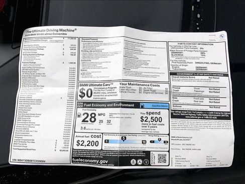 New 2026 BMW 440i xDrive Convertible w/ Premium Package AWD/4WD image 22