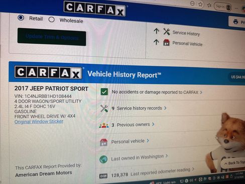 Used 2017 Jeep Patriot Sport w/ Tire & Wheel Group image 8