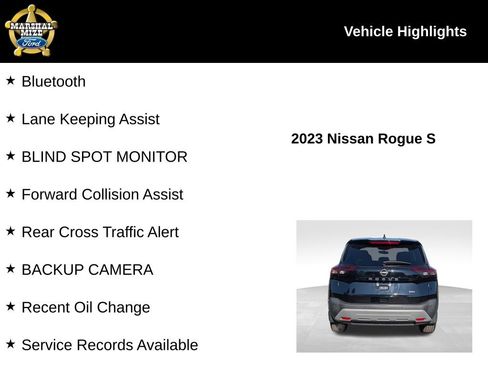 Used 2023 Nissan Rogue S image 2