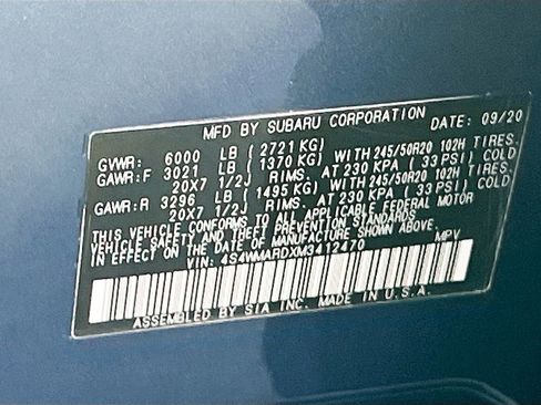 Used 2021 Subaru Ascent Touring image 33