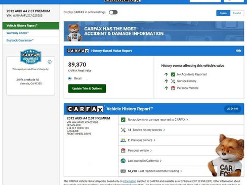 Used 2012 Audi A4 2.0T Premium image 18