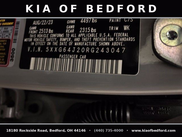 Certified 2024 Kia K5 GT-Line w/ GT-Line Premium Package AWD/4WD image 14