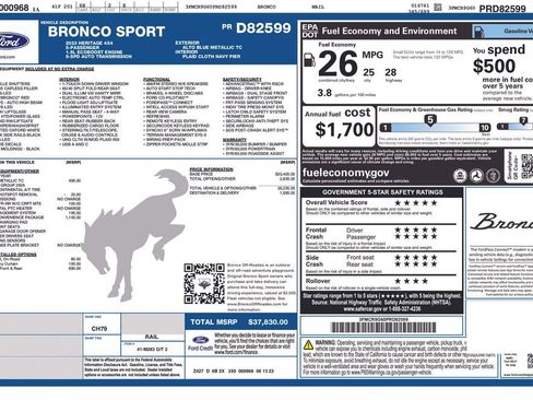 Used 2023 Ford Bronco Sport Heritage w/ Heritage Convenience Package image 26