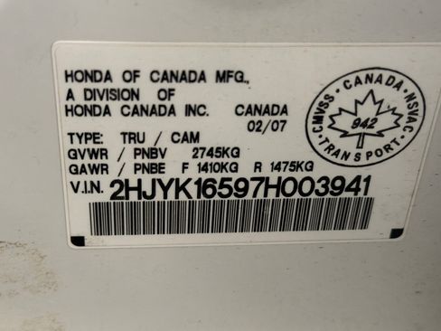 Used 2007 Honda Ridgeline RTL image 24